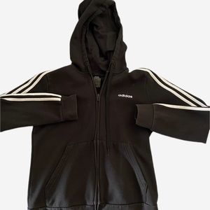 Unisex Adidas Black & White Sweatshirt Hoodie